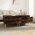 Mesas auxiliares 2 uds contrachapada roble ahumado 50x46x35