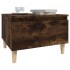 Mesas auxiliares 2 uds contrachapada roble ahumado 50x46x35