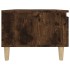 Mesas auxiliares 2 uds contrachapada roble ahumado 50x46x35