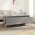Mesas auxiliares 2 uds contrachapada gris Sonoma 50x46x35