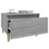 Mesas auxiliares 2 uds contrachapada gris Sonoma 50x46x35