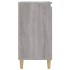 Mesitas de noche 2 uds madera contrachapada gris 40x35x70