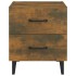 Mesitas de noche 2 unidades color roble ahumado 40x35x47,5