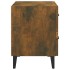 Mesitas de noche 2 unidades color roble ahumado 40x35x47,5