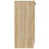 Aparador de madera contrachapada roble Sonoma 60x30x70