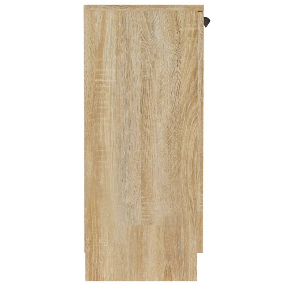 Aparador de madera contrachapada roble Sonoma 60x30x70