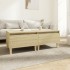 Mesas auxiliares 2 uds madera roble Sonoma 50x46x35