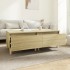 Mesas auxiliares 2 uds madera roble Sonoma 50x46x35