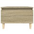 Mesas auxiliares 2 uds madera roble Sonoma 50x46x35