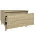 Mesas auxiliares 2 uds madera roble Sonoma 50x46x35