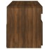 Mueble de TV con luces LED marrón roble 120x35x40