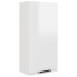 Armario de baño de pared blanco brillo 32x20x67