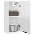 Armario de baño de pared blanco brillo 32x20x67