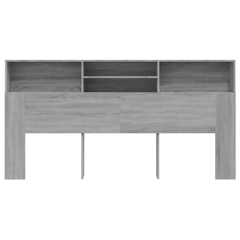 Mueble cabecero color gris Sonoma 200x19x103,5