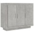 Aparador de madera contrachapada gris hormigón 92x35x75