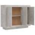 Aparador de madera contrachapada gris hormigón 92x35x75