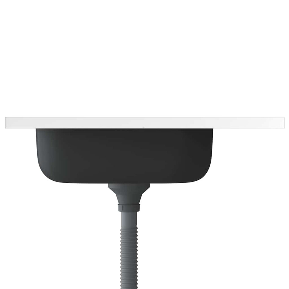 Fregadero de cocina con escurridor acero inox 600x600x155