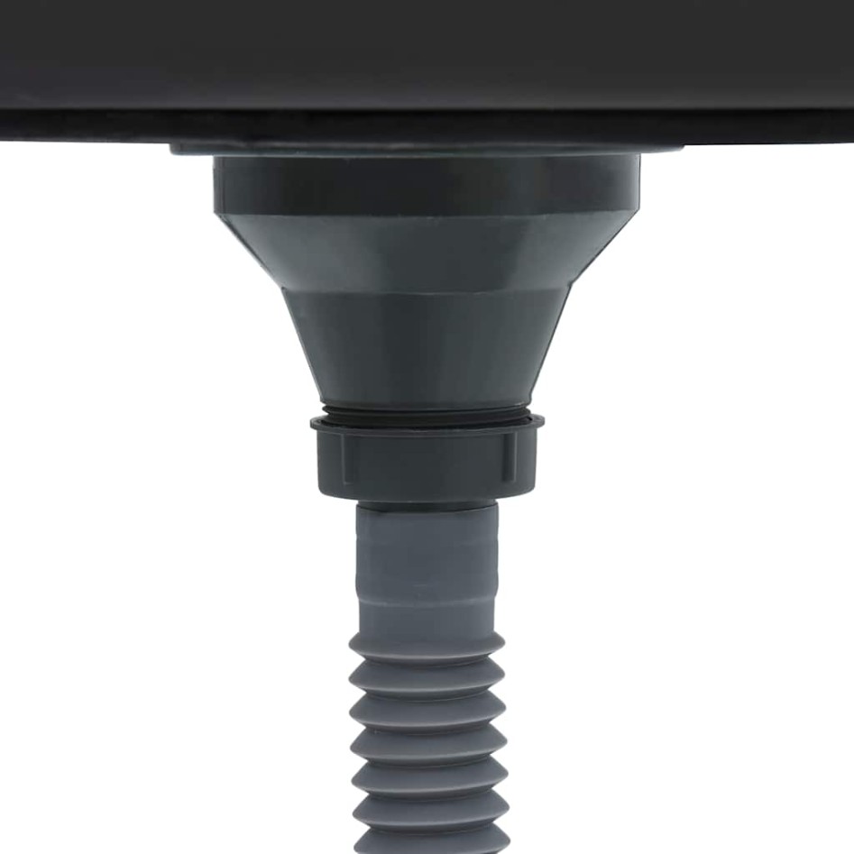 Fregadero de cocina con escurridor acero inox 600x600x155