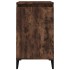 Mesitas noche 2 uds madera contrachapada roble humo 40x35x70