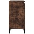 Mesitas noche 2 uds madera contrachapada roble humo 40x35x70