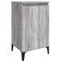 Mesitas de noche 2 uds madera contrachapada gris 40x35x70