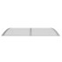 Marquesina de puerta policarbonato gris 150x100