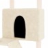 Rascador para gatos con postes de sisal color crema 143