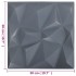 Paneles de pared 3D 24 unidades gris diamante 6 m² 50x50
