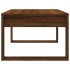 Mesa de centro madera de ingeniería roble marrón 102x50x35