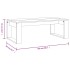 Mesa de centro madera de ingeniería roble marrón 102x50x35