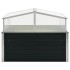 Invernadero de acero galvanizado gris antracita 100x100x77