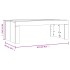 Mesa de centro madera de ingeniería roble ahumado 102x50x36