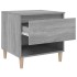 Mesitas de noche 2 uds contrachapada gris Sonoma 50x46x50
