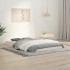 Estructura de cama sin colchón madera maciza blanca 120x190