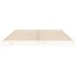 Estructura de cama sin colchón madera maciza blanca 120x190