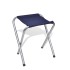 Mesa de camping plegable ajustable con 4 taburetes 120x60