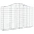Cesta gaviones forma arco hierro galvanizado 200x30x120/140