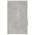 Mesita de noche madera contrachapada gris hormigón 50x36x60