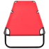 Tumbona plegable acero