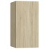 Mueble de TV 2 uds madera contrachapada roble 30,5x30x60