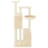Rascador para gatos con postes de sisal color crema 122