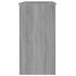 Escritorio de madera contrachapada gris Sonoma 80x40x75