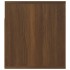 Mesitas de noche de pared 2 uds roble marrón 50x36x40