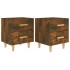 Mesitas de noche 2 unidades color roble ahumado 40x35x47,5
