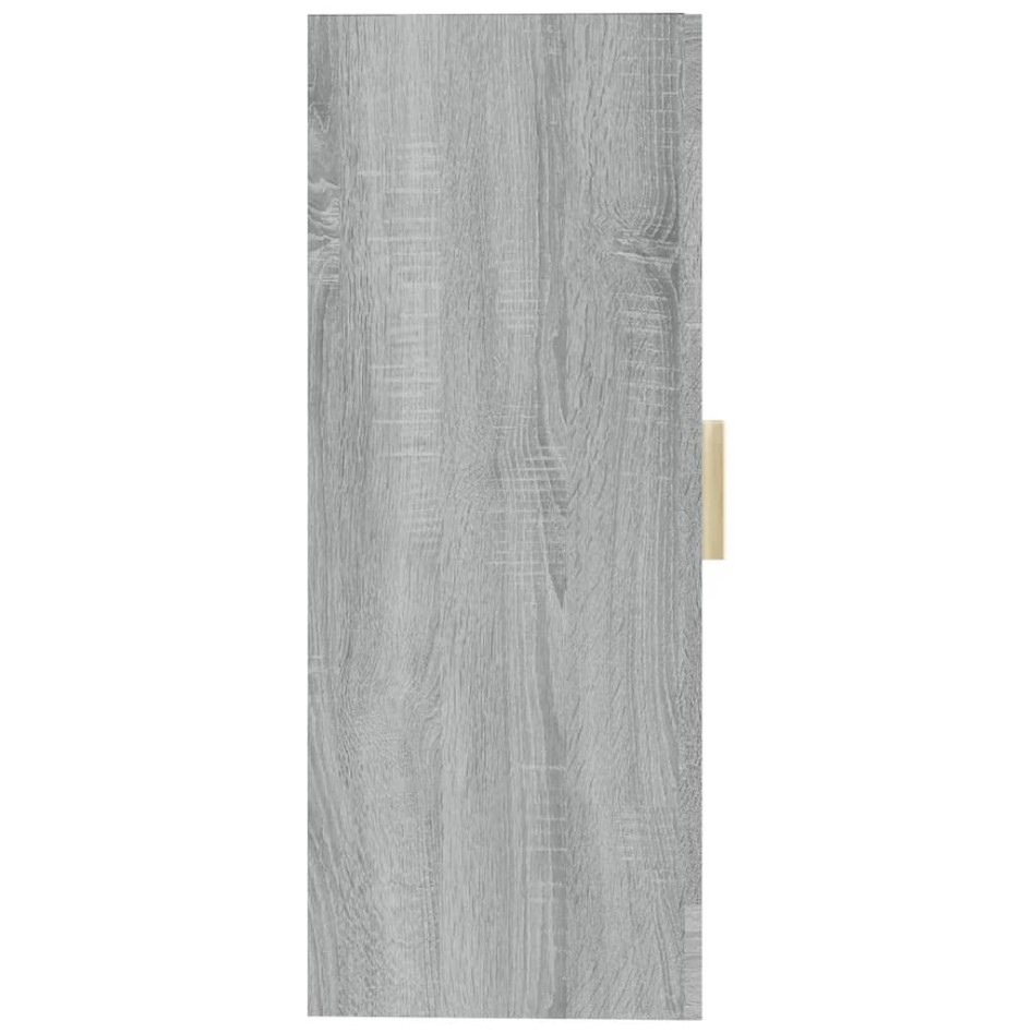 Armario de pared colgante gris Sonoma 69,5x34x90