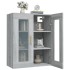 Armario de pared colgante gris Sonoma 69,5x34x90