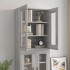 Armario de pared colgante gris Sonoma 69,5x34x90