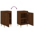 Mesitas de noche 2 uds madera color roble marrón 40x35x70