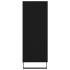 Estantería madera de ingeniería negro 69,5x32,5x90