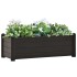 Arriate elevado de jardín PP gris antracita 100x43x35